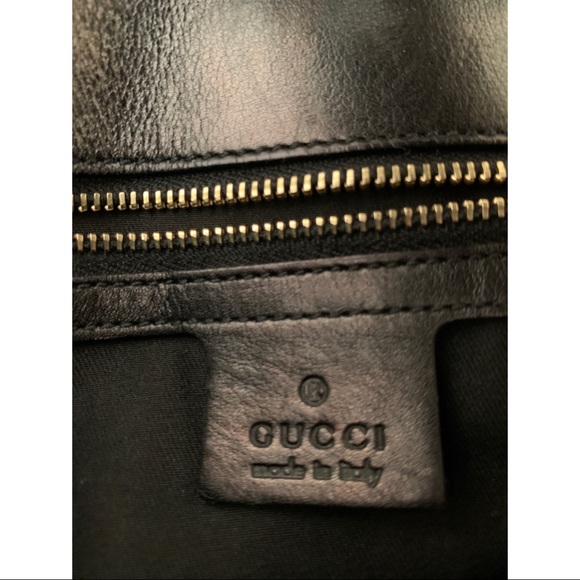 Gucci Signature Gold Link Buckle Purse (Black) - Picture 5 of 5